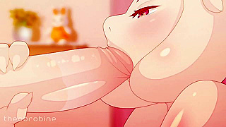 Toriel Enjoys Rough Breed by Giant Stud after Hot Oral Action in Furry Lust Fest