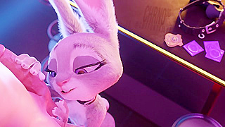 Judy Gets Wild in Zootopia with Steaming Hot Facial Fun