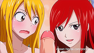 Natsu Sparks Wild Desires in Steamy Tryst With Erza and Lucy