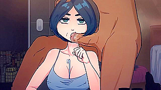 Time Stops for Short-Haired Babes Wild Face-Fucking Fantasy Ride