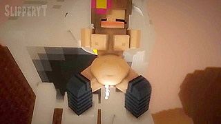 Minecraft Babe Explores Dark Mineshaft Finds Forbidden Lust Thrills