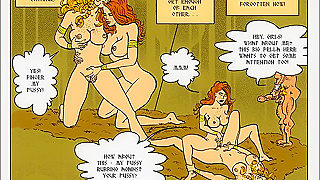 Redhead and Blonde Ignite Passion in Hot Lesbian Tryst