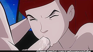 Gwen Wows Kevin with Sensual Blowjob Then Rides Him Wildly in Steamy Parody