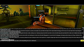 Ebony Beauty Lures Him In with Steamy Oral Pleasure on Tropical Beach