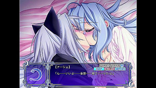 Cute Catgirl Tempts You Under Moonlight for Steamy Night Adventures