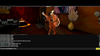 Goddess Seduces Lonely Gamer in Sultry Animated Fantasy Encounter