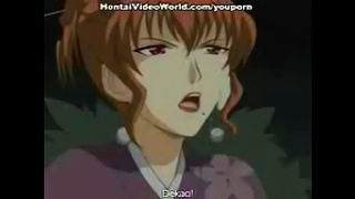 Hentai Heroine Bound Pleasured by Threesome Gangbang Force