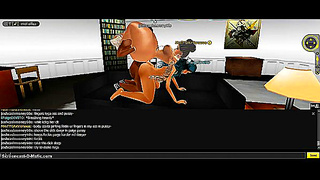 Paiges Hot 3D Anime Threesome Fantasy – IMVU-Inspired Lust Unleashed