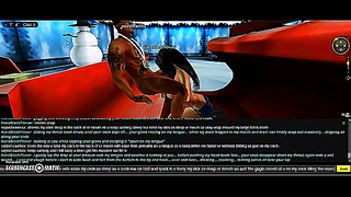 Kiaras Steamy Holiday Gift: Seductive 3D Blowjob in Animated Wonderland