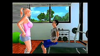 Blonde Milfs Hot Workout Sparks Wild Anime Encounter with Ron Jeremy