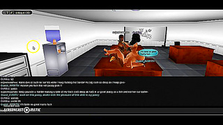 IMVU Avatars Ignite Passion in Steamy 3D Hentai Threesome Adventure