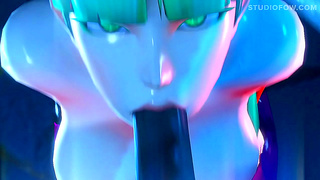 Succubus Devours Cock in Steamy 3D Blowjob Fantasy – Epic Creampie Climax