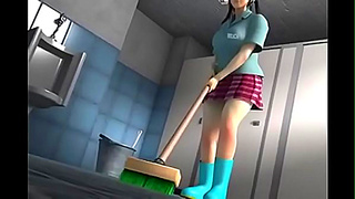 Maid Overwhelmed by Beasts in Wild 3D Hentai Gangbang Attack