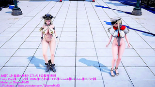 Bismarcks Naughty Party Sparks Hot 3D Hentai Action
