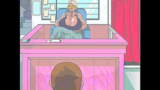 Den Den Mushis Steamy Escapade with Busty Anime Babes Gets Wild