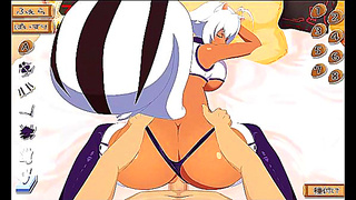 Tanned Goddess Rides Wild Passion in Sizzling Hentai Fantasy