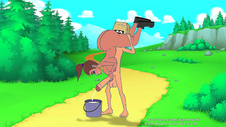 Vixen Sucks Massive Dick Cums Hard in Hot Cartoon Blowbang Exactly