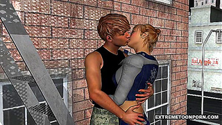 Anime Vixen Enjoys Passionate Outdoor Encounter in Steamy 3D Adventure