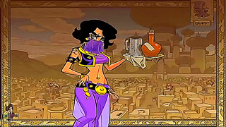 Princess Tempted by Dark Genie in Secret Ritual – Jafars Forbidden Lust Unleashed