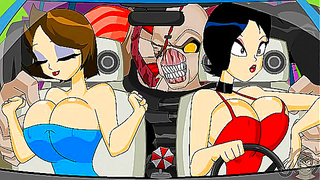 Claires Busty Escape: Hot Survival Amidst Zombies in Resident Evil Porn