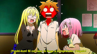 Lala Embraces Forbidden Desires in To-Love-Ru Darkness Seduction Scene