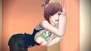 Anime MILF Teases Her Lover Into a Hot Oral Encounter Full of Lustful Thrills