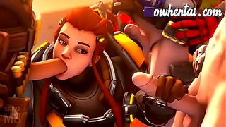 Blizzard Beauties Collide in Sensual Overwatch Hentai Tryst