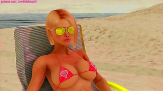 Futanari Beauties Exchange Steamy Oral Bliss Under the Sun – 3D Hentai Fantasy