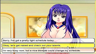 Busty Anime Milf Tempts Lover with Sensual Dance in Steaming Tryst