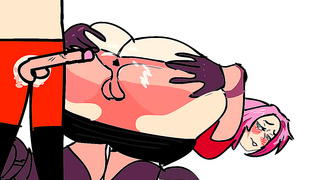 Sakura Ignites With Pleasure as Naruto Fulfills Her Darkest Desires