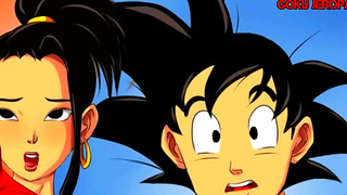 Goku Ignites Wild Passion with Caulifla in Hot Dragon Ball Tryst