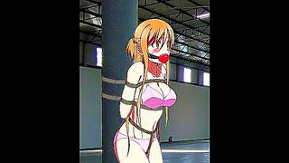 Enchanting Anime Maiden Yields to Forbidden Lust in Fiery Dungeon Tryst