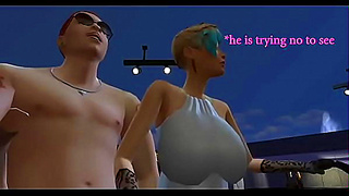 Wife Succumbs to Husbands Seductive Boss in Hot Sims 4 Affair