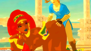 Link Surrenders to Urbosas Fiery Lust in Tempting Desert Tryst