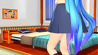 Sultry 3D Babe Tempts Fate with Stripping Solo Pleasures