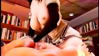 Anime Goddess Rides Wild 3D Wave in Steaming Hot Hentai Fantasy