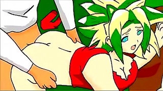 Kefla Seduced by Dragon Ball Heroes in Wild Hentai Threesome Action
