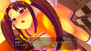 Cheerleader Ignites Hot Encounter in Wild Hentai Performance