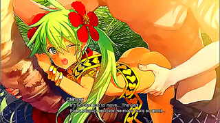 Brown-Haired Beauty Gets Filled Deep After Hot Eroge Encounter