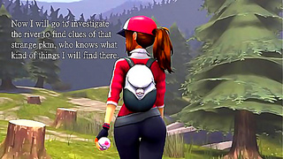Pokemon Trainers Hot Encounter Sparks Fiery Passion Under Moonlight