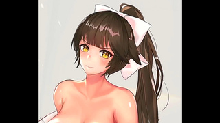 Anime Goddess Gets Filled by Hung Beast in Steaming Hot Encounter