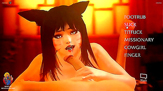 Ahri Seduces Her Fated Lover in Steamy League of Legends Encounter