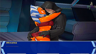 Star Wars Vixen Seduces Alien Overlord with Twin-Tongue Tease Sensual Devotion