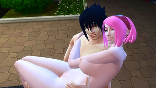 Sakura Sasukes Secret Rendezvous Sparks Fiery Passion in Hidden Leaf