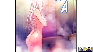 Step-StepSister Tempted by Sensual Caresses in Hot Hentai School Fantasy