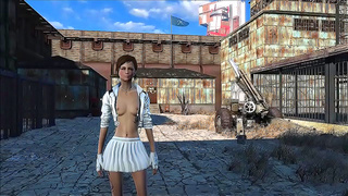 Anime Teen Stuns in Busty Fallout-Inspired 3D Outfit Tease