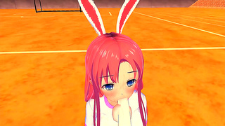 Bunny Beauty Rides Thick Cock Slowly to Orgasmic Bliss in Sensual 3D Fantasia