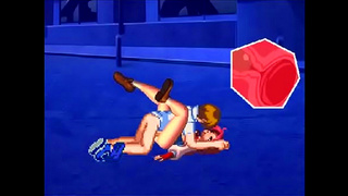 Athena Battles Horizone in Hot Hentai Manga Clash
