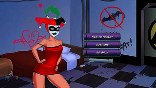 Harley Seduces Batgirl with Sultry Moves in Steamy DC Tryst
