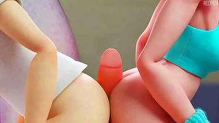 Callie Maries Steamy Hentai Ride with Busty 3D Pleasure Play